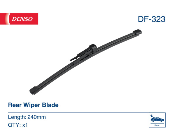 Задняя щетка стеклоочистителя Denso Flat Rear DF-323